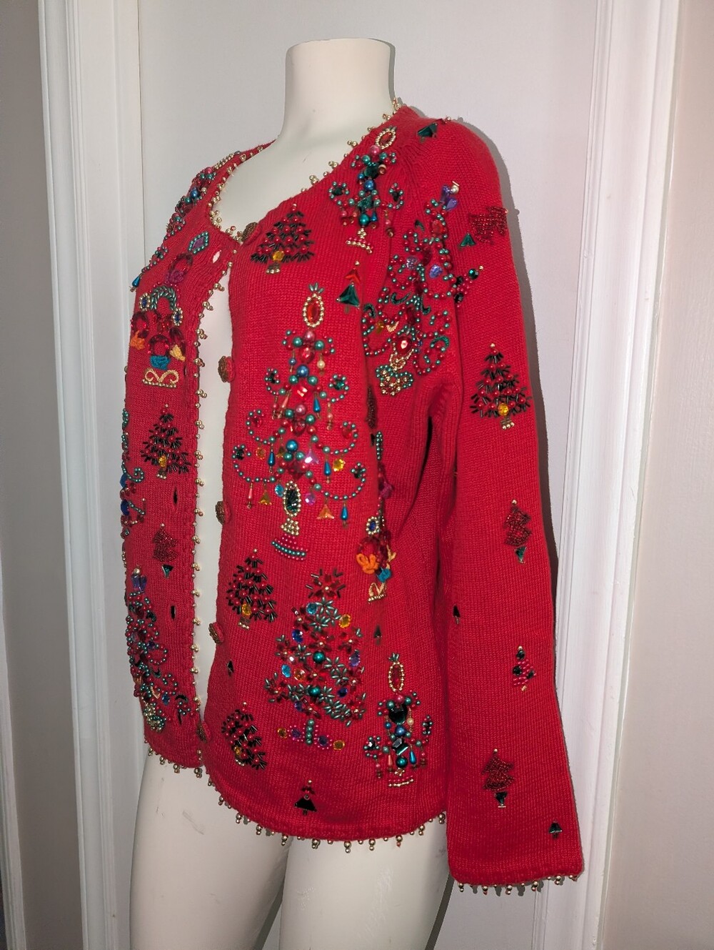 Michael Simon Christmas’s Cars Cardigan - Picture 5 of 10